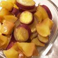 エリーモ's cooksnap of when they made レンジで簡単☆さつま芋とリンゴの甘煮.