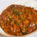 こまこま子's cooksnap of when they made ほうれん草のキーマカレー.
