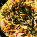 りりぽろ's cooksnap of when they made ウニとイクラの和風クリームパスタ.