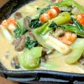 マロン*マロン's cooksnap of when they made 鶏肉と青菜の味噌クリーム煮.