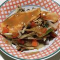 オリオバナ's cooksnap of when they made 鮭と野菜のフライパン蒸し☆味噌マヨソース.