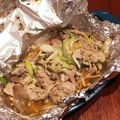 オーブンちゃん's cooksnap of when they made 筋力アップ！きのこと豚肉のホイル焼き.
