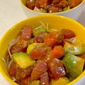 ∪･ω･∪まりん's cooksnap of when they made ごま油香るまぐろとアボカドのアヒポキ丼.