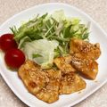 クックJZMPJF☆'s cooksnap of when they made だしまろ酢で簡単コク旨☆照り焼きチキン。.