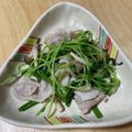 クックOWN1TK☆'s cooksnap of when they made 豚バラ豆苗炒め.