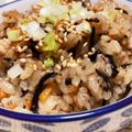 たこあんこ☆'s cooksnap of when they made 鶏きのこ＆ひじきの炊き込みご飯.