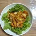ながぴー♧'s cooksnap of when they made エビチリ風。むきエビのピリ辛ソース炒め！.