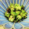 yuki★haru's cooksnap of when they made 【農家のレシピ】やみつきオクラ.