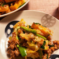 トモ２'s cooksnap of when they made ニラと厚揚とキャベツの豚ひき味噌炒め.