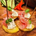 わか★'s cooksnap of when they made 柿と生ハムのピンチョス.