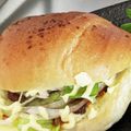 ★ゆむ★'s cooksnap of when they made 【簡単＆満足ハンバーガー】.