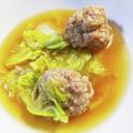 オアシス☆彡's cooksnap of when they made 白菜と豚ひき肉の肉団子スープ.
