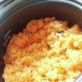 こずっぺ's cooksnap of when they made 炊飯器で炊くだけ！トマト缶でチキンライス.