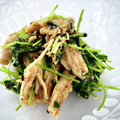 etsu1211's cooksnap of when they made ササミと豆苗の黒ゴマ和え.
