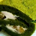 クック6R9T2I☆'s cooksnap of when they made 抹茶と栗のロールケーキ☆.