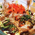 あやママ312's cooksnap of when they made 長芋のお好み焼き風.