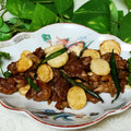 mielle's cooksnap of when they made 豚肉とマコモタケのオイスター炒め♪.