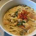 meekoっち's cooksnap of when they made 牛乳入りまろやかカレーうどん♪.