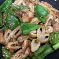 クック4C8E69☆'s cooksnap of when they made ピーマンとちくわのきんぴら.