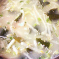 miiko大好き's cooksnap of when they made 忙しい朝にも！簡単もやしとワカメのスープ.