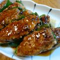 おぶうさま's cooksnap of when they made ピーマンの肉詰め照り焼き風.