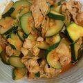 Sorakarpal's cooksnap of when they made ズッキーニの甘辛スタミナ炒め.