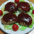 55才のおじさん's cooksnap of when they made 定番！簡単！ハンバーグ.