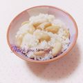 まあまま☆0403's cooksnap of when they made 旬の落花生でピーナツおこわ✿.