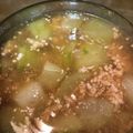suzumasa34's cooksnap of when they made 冬瓜の煮物♪簡単夏の食養生鶏ひき肉餡掛け.