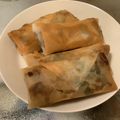 chou*'s cooksnap of when they made 簡単激ウマ！こまぎれ牛肉とニラ春巻.