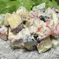 QPはにー's cooksnap of when they made さつまいもと野菜のゴロゴロサラダ.