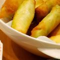 ALICETY's cooksnap of when they made 余った春巻きの皮でミニ枝豆チーズ揚げ.