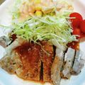 mkyキッチン's cooksnap of when they made トンテキ☆ニンニク醤油ソース.