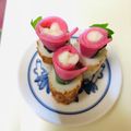もちっこ橙色's cooksnap of when they made 父の日に、お花風おつまみ♡.