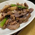 ゆいランラン's cooksnap of when they made 【簡単】牛肉とアスパラのガーリック炒め.