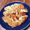 ちゃちゃまる26's cooksnap of when they made ✿鶏肉のガーリックチーズパン粉焼き✿.