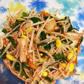 猫のミイヤ's cooksnap of when they made キムチと豆もやしとニラとエノキのナムル.