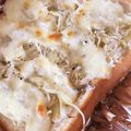 ジョンのお母ちゃん's cooksnap of when they made カチョカバロを使ってキャベツのトースト.