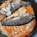 双葉蓮時。's cooksnap of when they made ニジマスの炊き込みご飯.