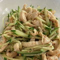 okchisako's cooksnap of when they made さっぱりな鶏皮きゅうり【作り置きにも】.