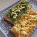 きらり流れ星's cooksnap of when they made 簡単朝食♡ツナマヨコーントースト.