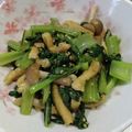 狼かあさん☆'s cooksnap of when they made ☆小松菜と油揚げの簡単白だし炒め☆.