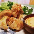 あやママ312's cooksnap of when they made ワンタンの皮でパリッパリッひき肉揚げ♪.