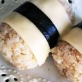 Penpen7's cooksnap of when they made チーズのりのおにぎり.