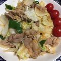クック2H9MD0☆'s cooksnap of when they made 豚バラキムチキャベツたまねぎ。.