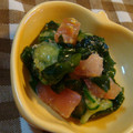 ++よつば++'s cooksnap of when they made もやしとわかめとトマトのナムル♪.