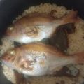 sato☆chan's cooksnap of when they made 炊飯器で簡単鯛めし.