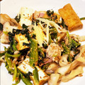 minton2's cooksnap of when they made きのこたっぷり♪小松菜と厚揚げの和風炒め.