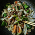 monte's cooksnap of when they made 牛肉と野菜の中華炒め.