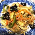 よぴこ⭐'s cooksnap of when they made 生姜香る春雨と野菜の炒め物。お弁当にも。.